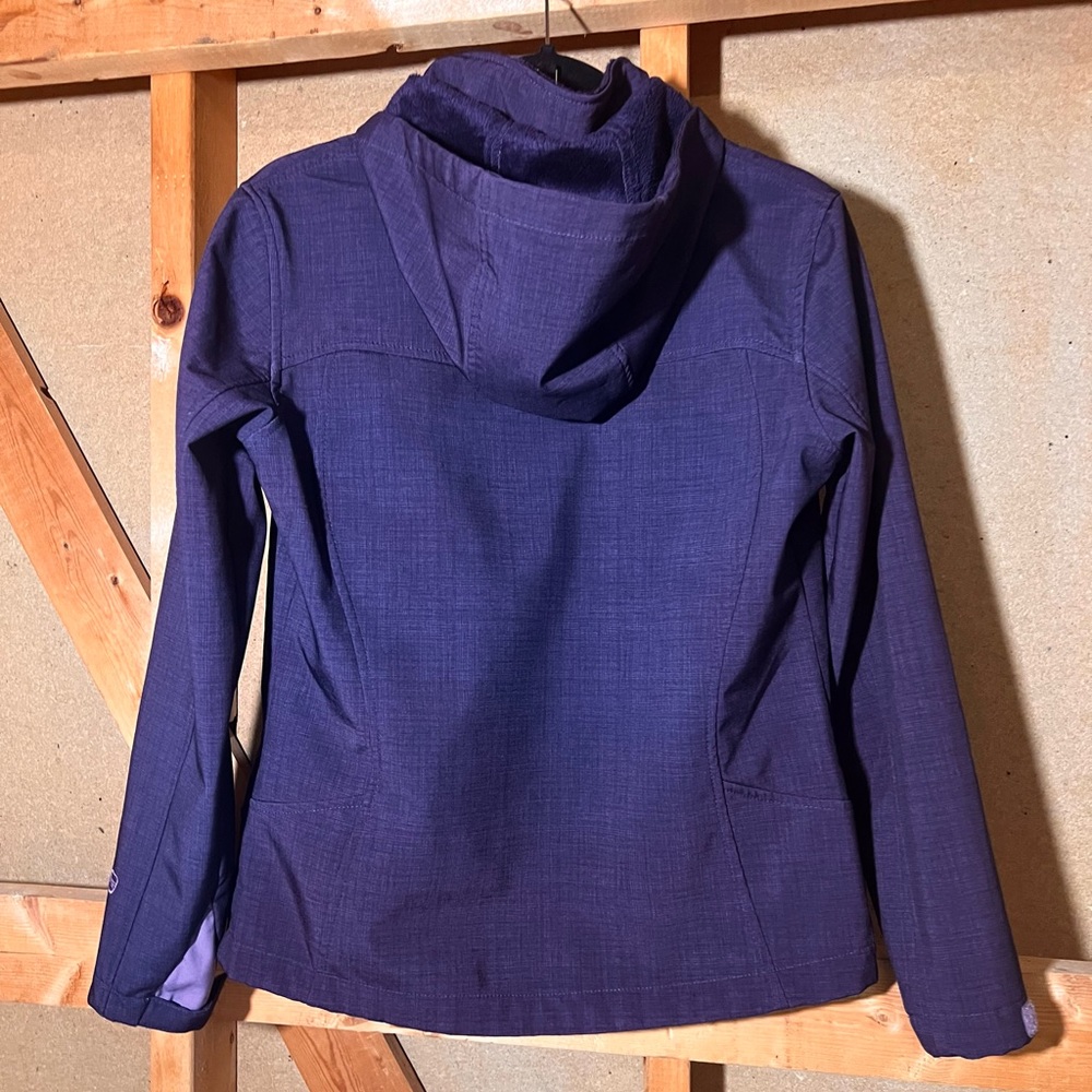 Free Country Purple Hooded Fleece Lined Jacket SZ S! EUC! - Picture 9 of 16